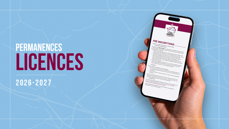 Permanences licences 2026-2027